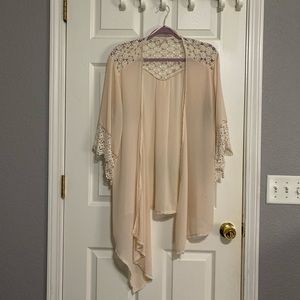 Lacey Blush Pink Shawl